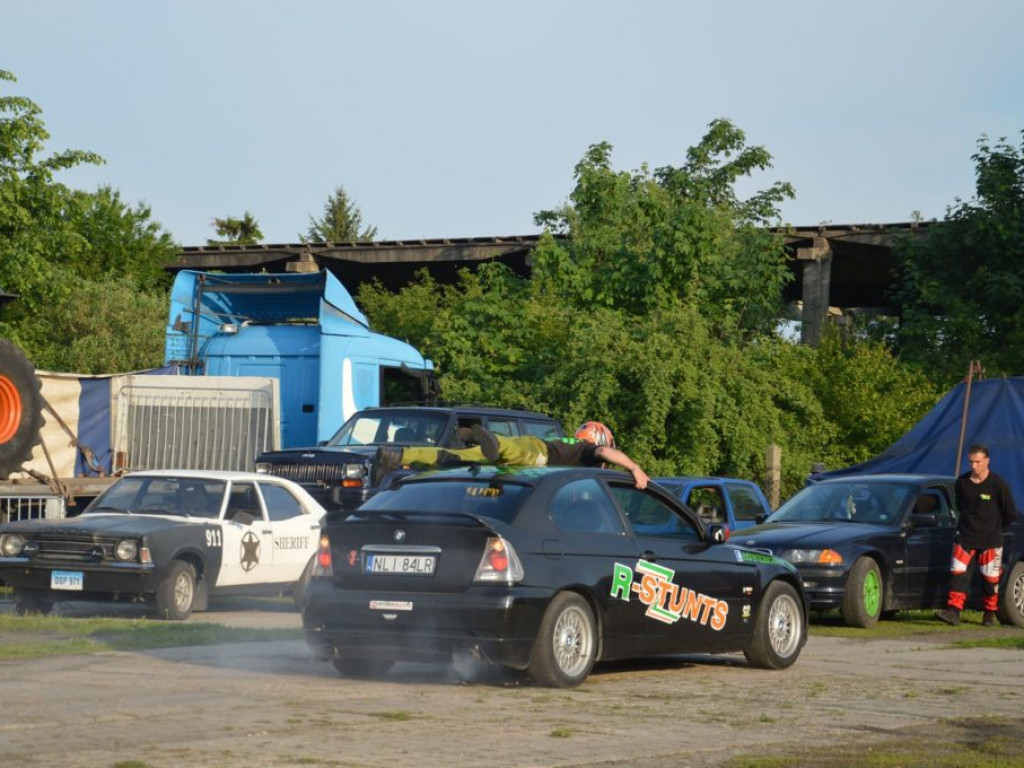 Pokaz kaskaderski w Radzyniu