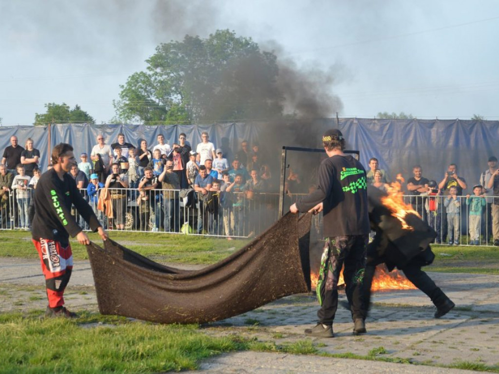 Pokaz kaskaderski w Radzyniu
