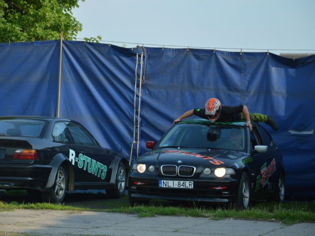 Pokaz kaskaderski w Radzyniu