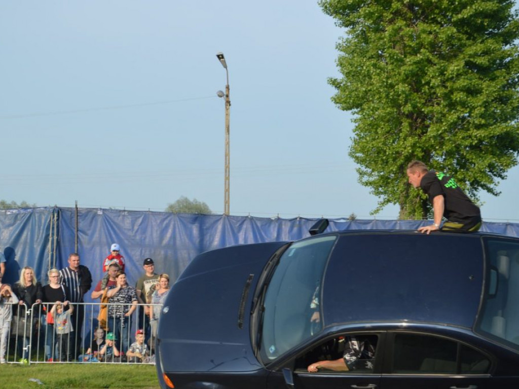 Pokaz kaskaderski w Radzyniu