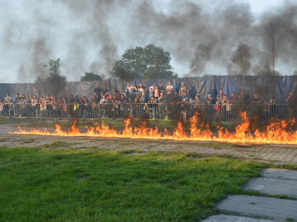 Pokaz kaskaderski w Radzyniu
