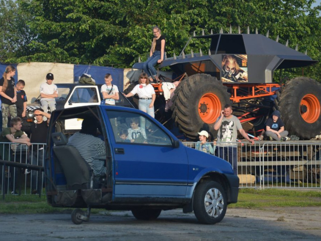 Pokaz kaskaderski w Radzyniu
