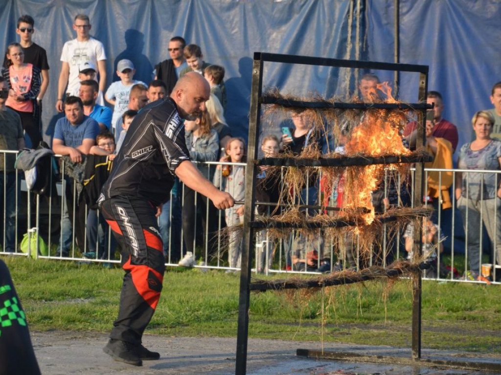 Pokaz kaskaderski w Radzyniu
