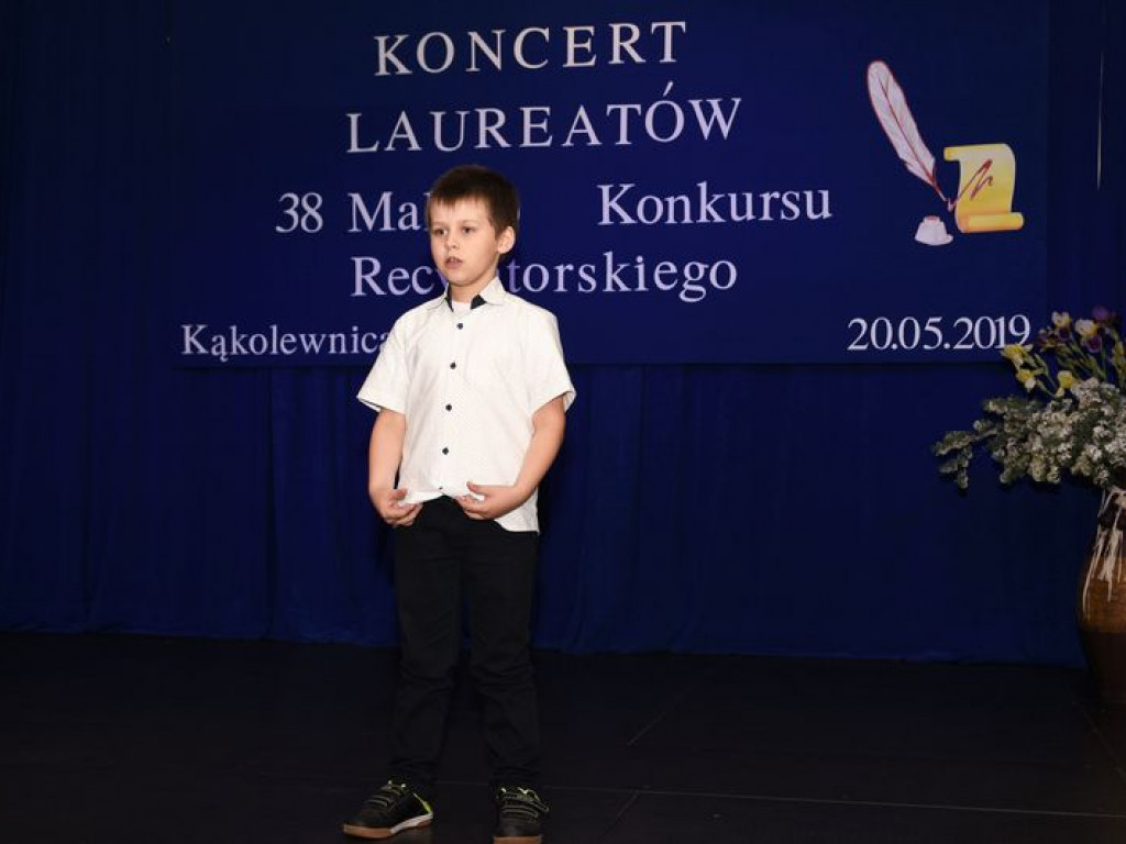 Koncert Laureatów 38. Małego Konkursu Recytatorskiego