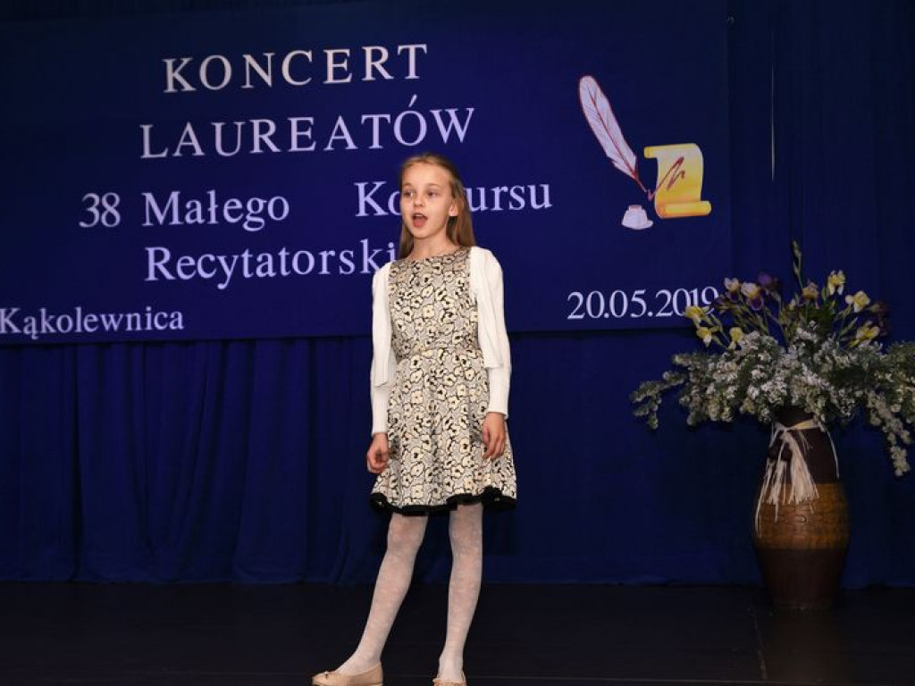 Koncert Laureatów 38. Małego Konkursu Recytatorskiego