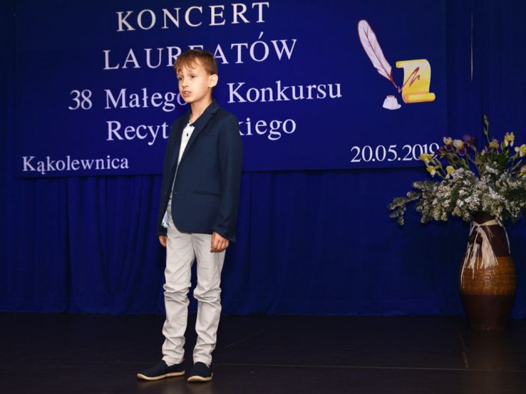 Koncert Laureatów 38. Małego Konkursu Recytatorskiego
