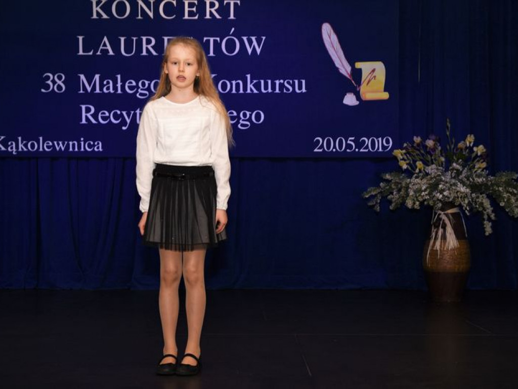 Koncert Laureatów 38. Małego Konkursu Recytatorskiego