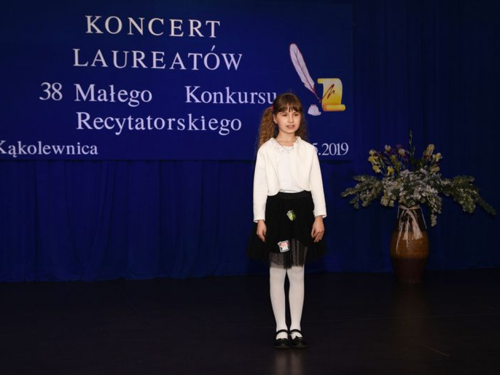 Koncert Laureatów 38. Małego Konkursu Recytatorskiego