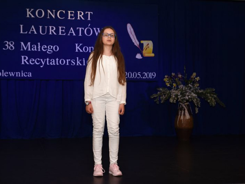 Koncert Laureatów 38. Małego Konkursu Recytatorskiego