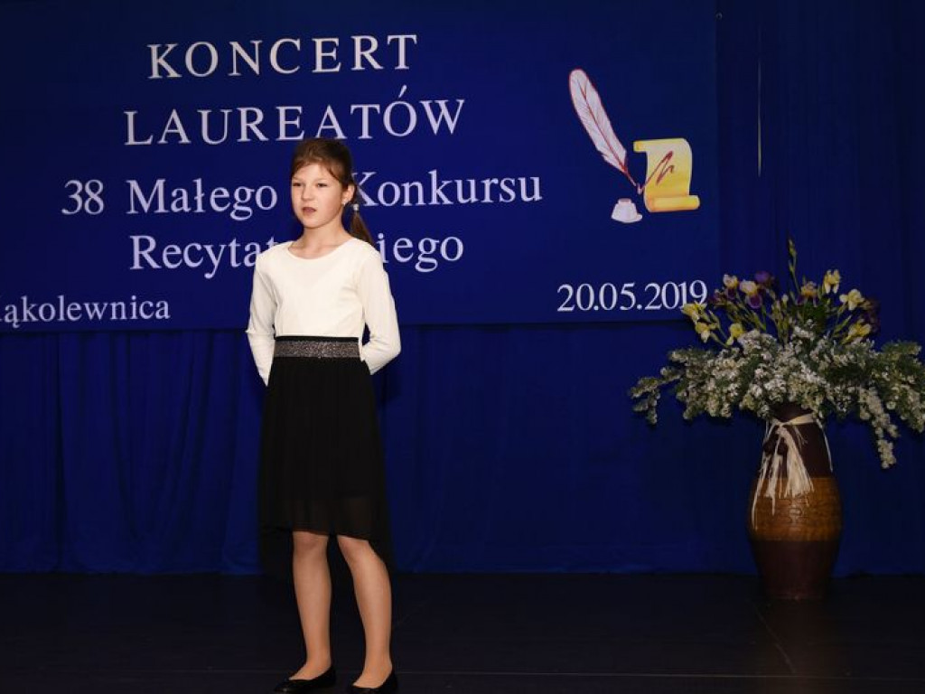 Koncert Laureatów 38. Małego Konkursu Recytatorskiego
