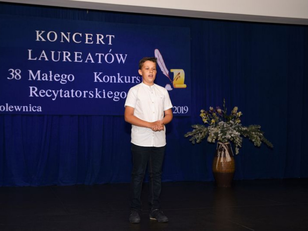 Koncert Laureatów 38. Małego Konkursu Recytatorskiego