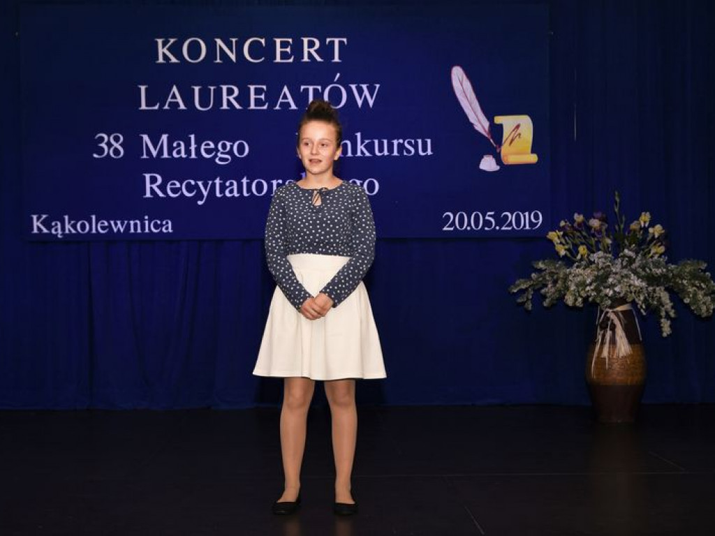 Koncert Laureatów 38. Małego Konkursu Recytatorskiego