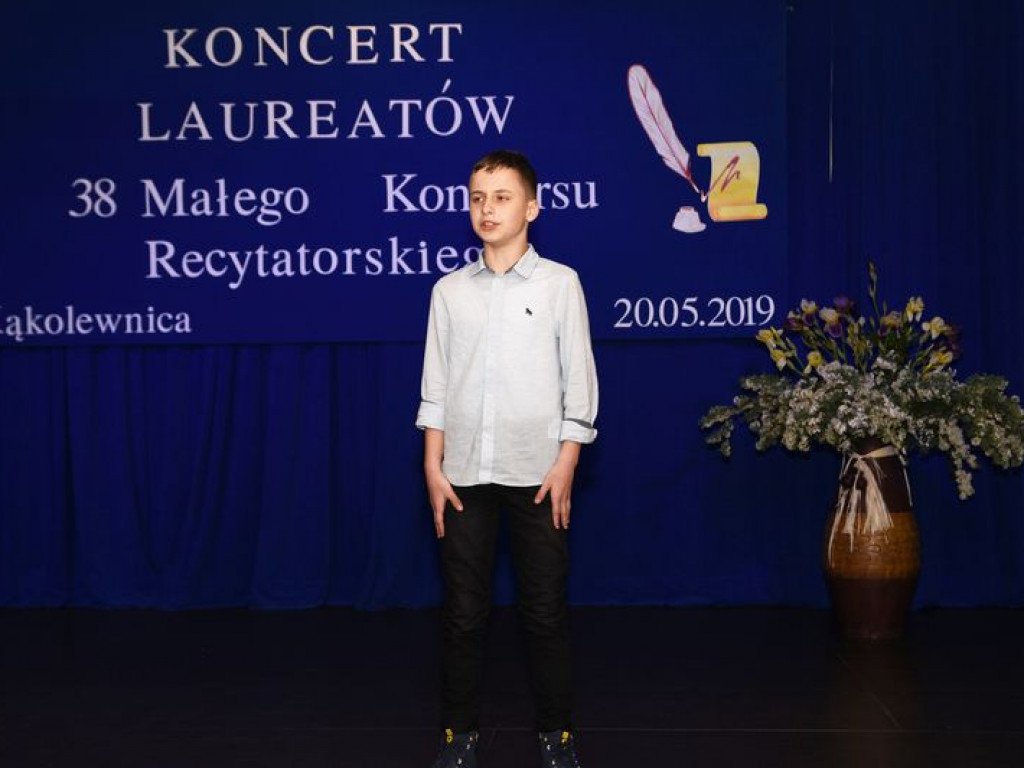 Koncert Laureatów 38. Małego Konkursu Recytatorskiego