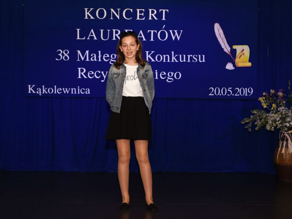 Koncert Laureatów 38. Małego Konkursu Recytatorskiego