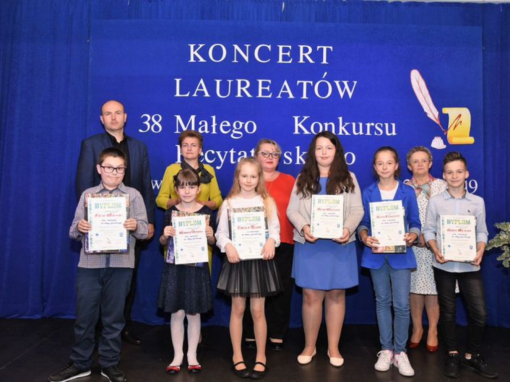 Koncert Laureatów 38. Małego Konkursu Recytatorskiego