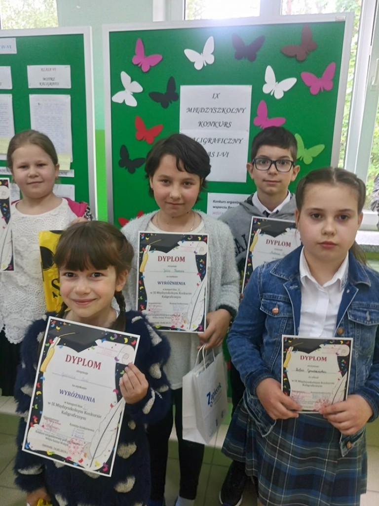 IX Międzyszkolny Konkurs Kaligraficzny - zdjęcia