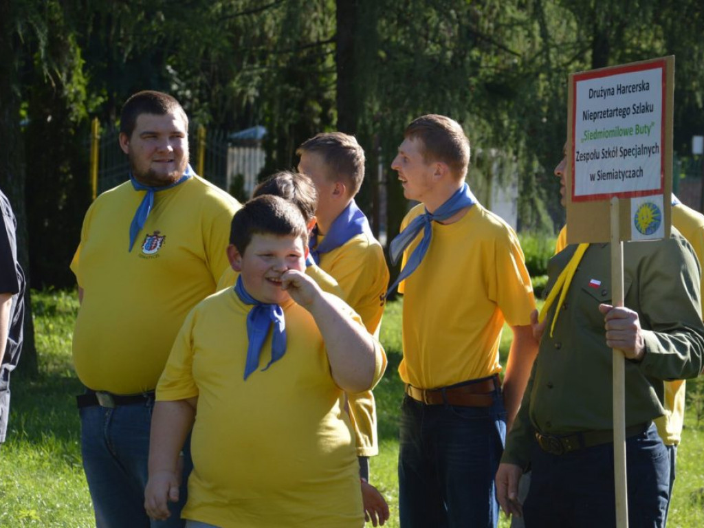 Rozpoczęcie zlotu harcerskiego w SOSW