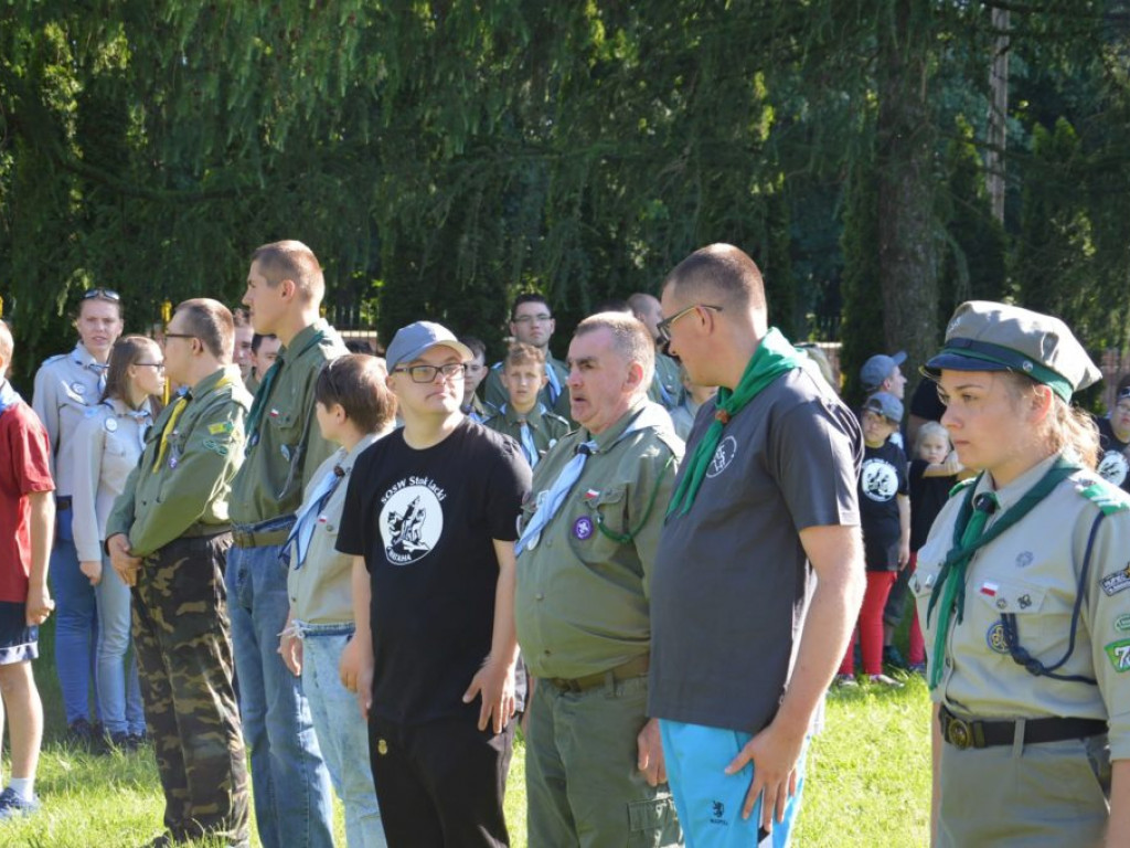 Rozpoczęcie zlotu harcerskiego w SOSW