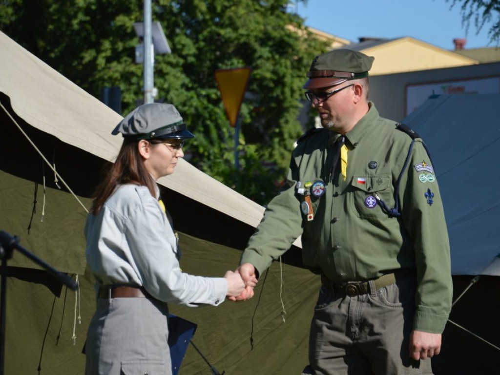 Rozpoczęcie zlotu harcerskiego w SOSW