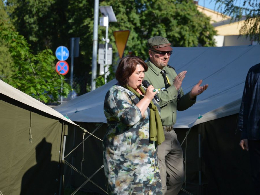 Rozpoczęcie zlotu harcerskiego w SOSW