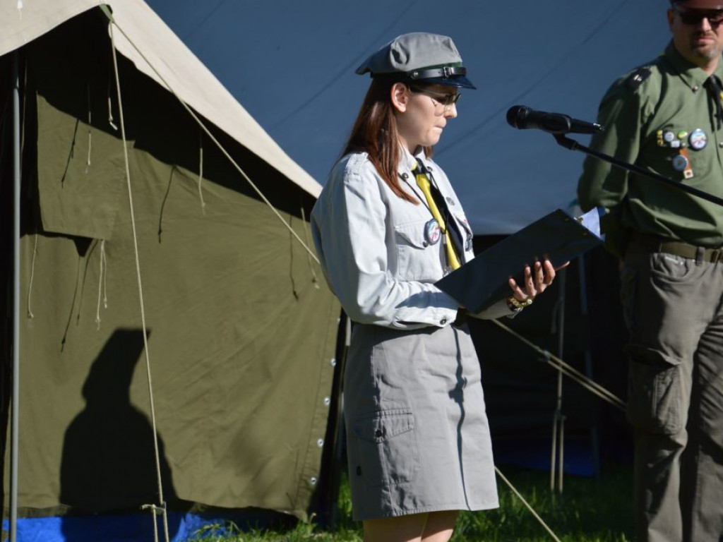 Rozpoczęcie zlotu harcerskiego w SOSW