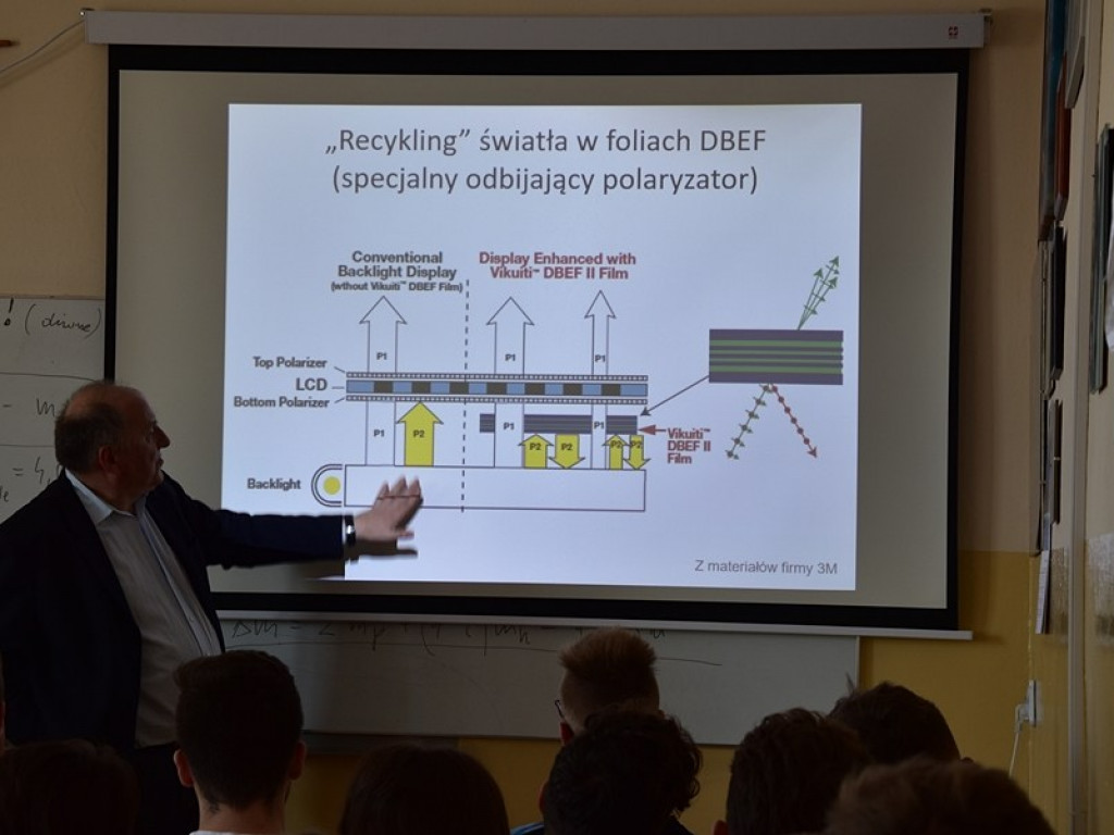 Wykład w LO naukowca z UMCS