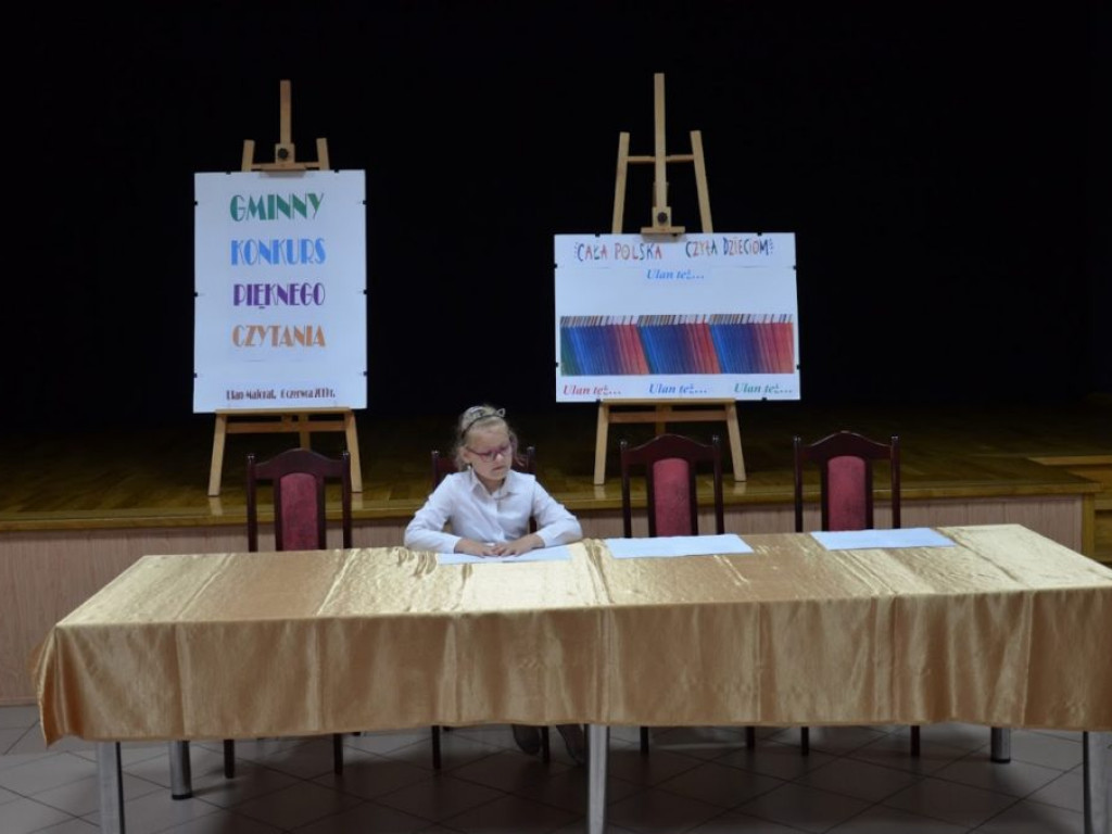 Gminny Konkurs Pięknego Czytania