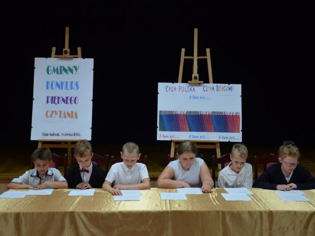 Gminny Konkurs Pięknego Czytania