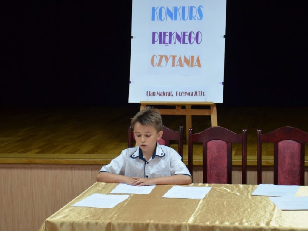 Gminny Konkurs Pięknego Czytania