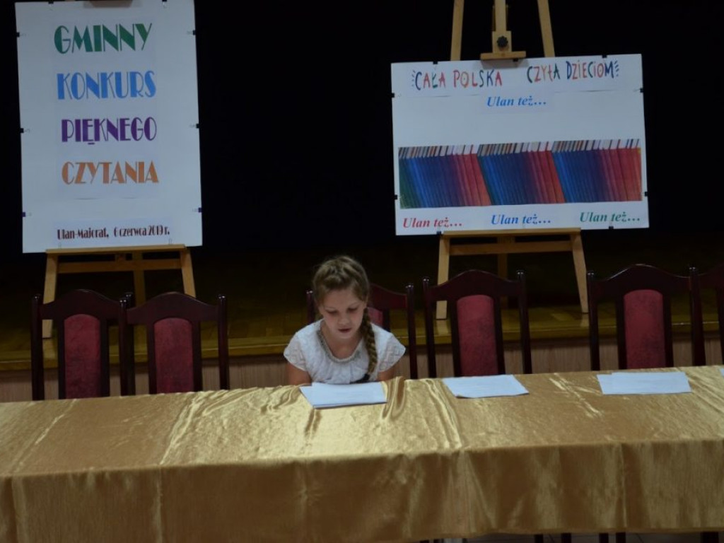 Gminny Konkurs Pięknego Czytania