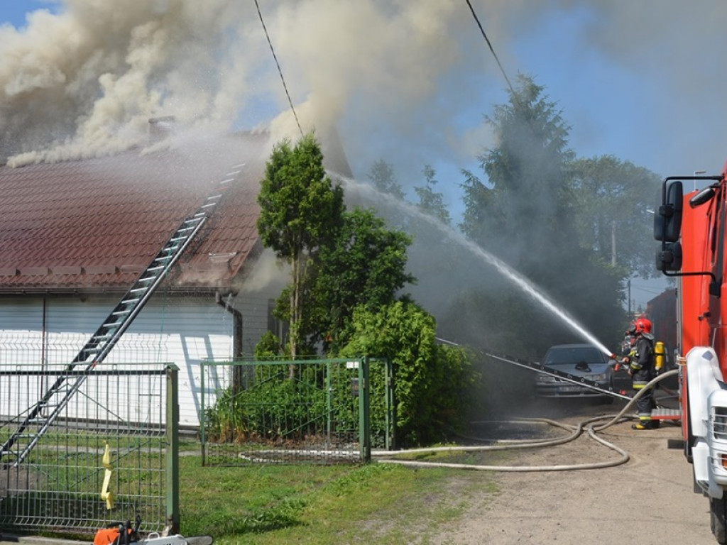Pożar na Osiedlowej