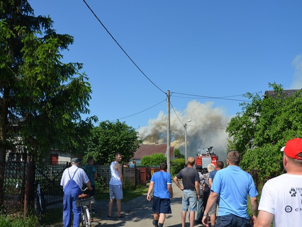 Pożar na Osiedlowej