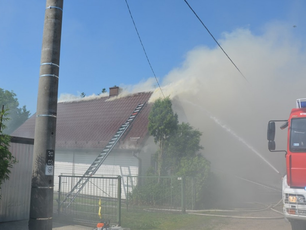 Pożar na Osiedlowej