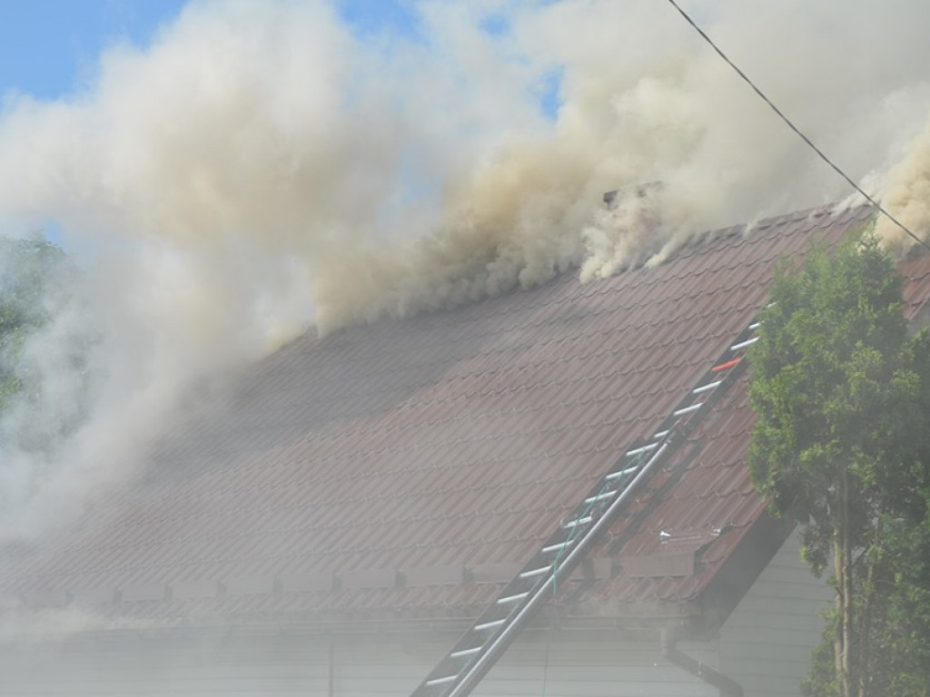 Pożar na Osiedlowej