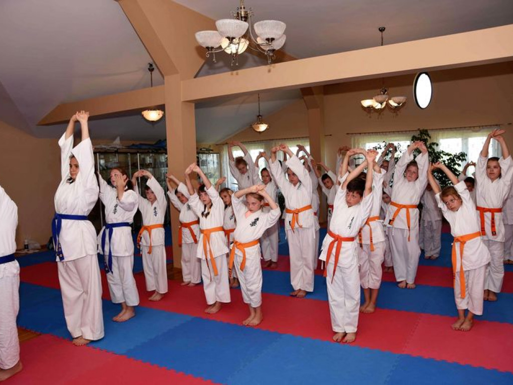 Egzamin sekcji karate kyokushin na wyższe stopnie