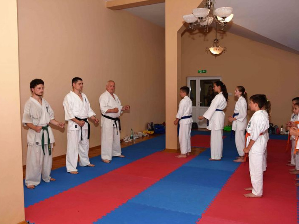 Egzamin sekcji karate kyokushin na wyższe stopnie