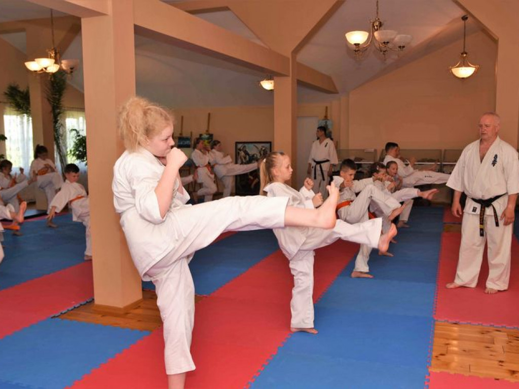 Egzamin sekcji karate kyokushin na wyższe stopnie