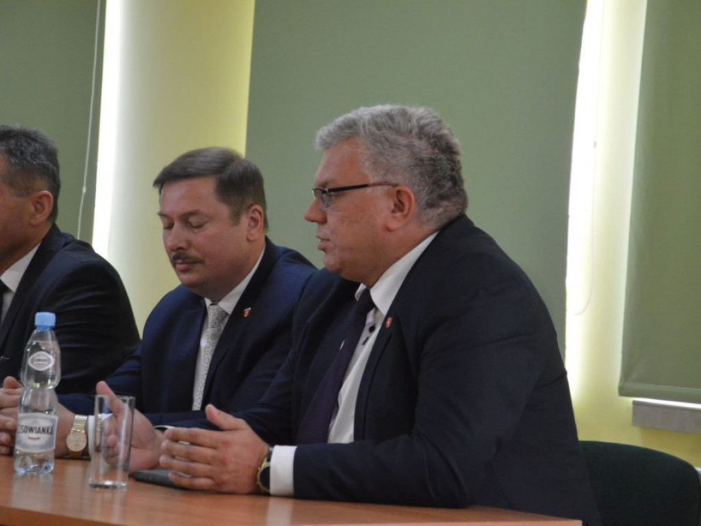 Konferencja prasowa w radzyńskim szpitalu