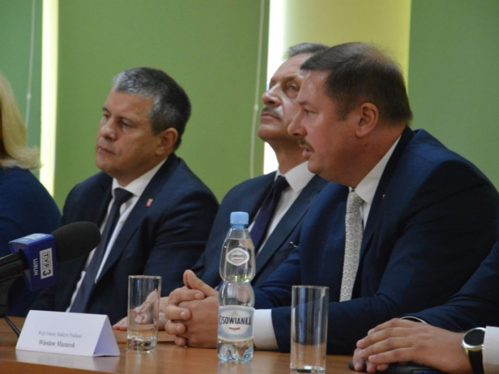 Konferencja prasowa w radzyńskim szpitalu