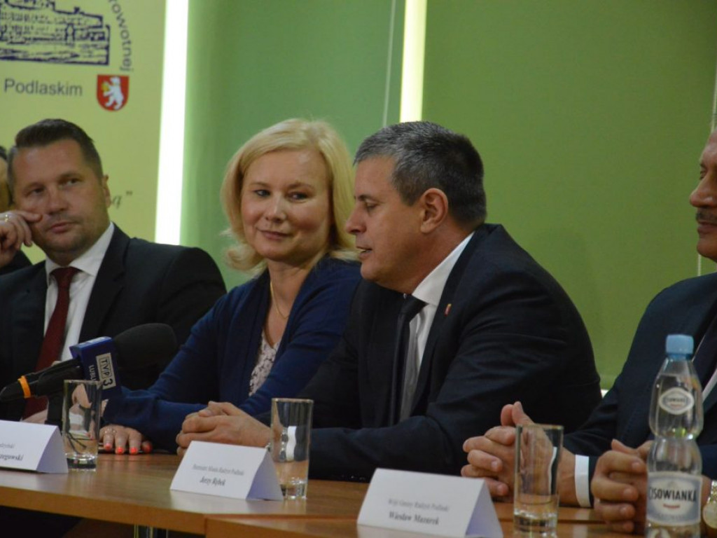 Konferencja prasowa w radzyńskim szpitalu
