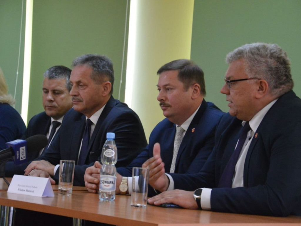 Konferencja prasowa w radzyńskim szpitalu