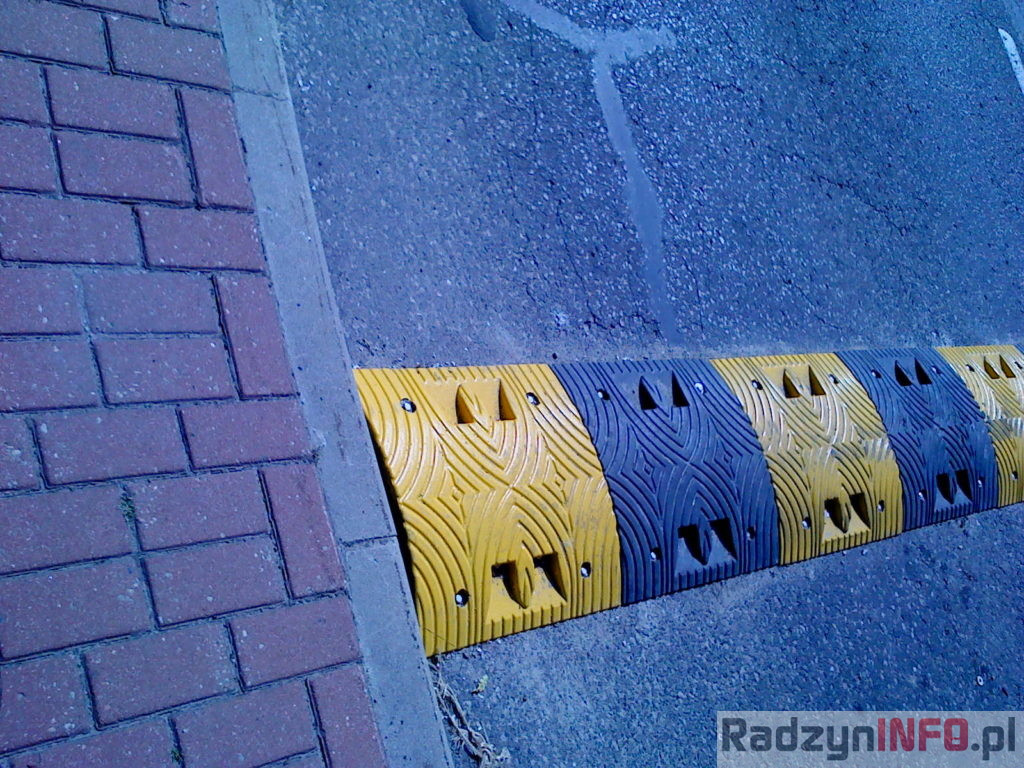 Nowe progi zwalniające w Radzyniu