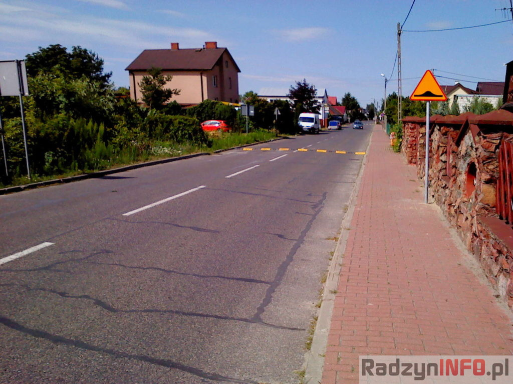 Nowe progi zwalniające w Radzyniu