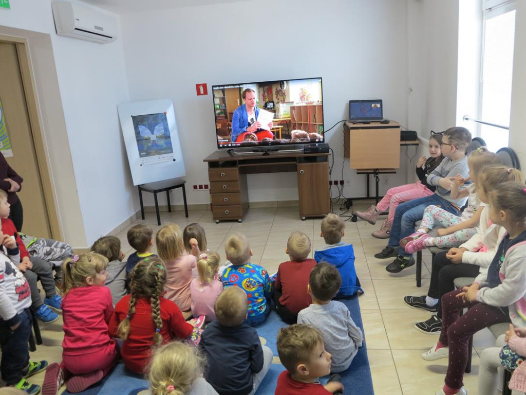 Zajęcia organizowane przez MBP dla przedszkoli