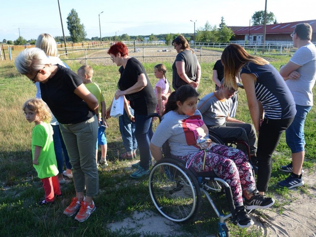 Spotkanie dla dzieci i rodziców w stadninie
