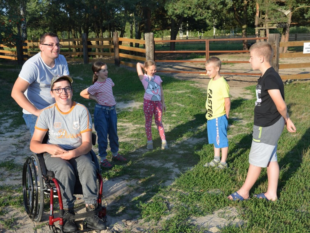 Spotkanie dla dzieci i rodziców w stadninie