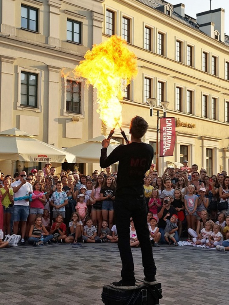 Występy sztukmistrzów w Lublinie - zdjęcia