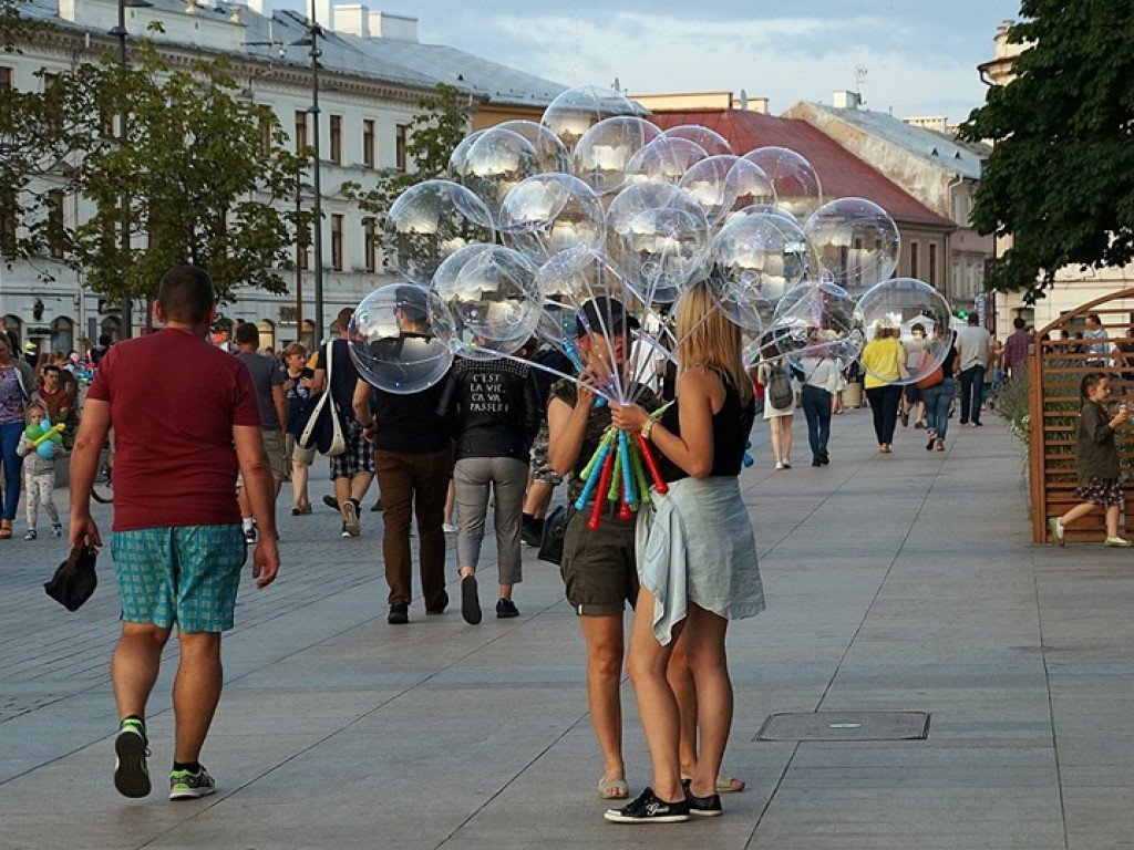 Występy sztukmistrzów w Lublinie - zdjęcia