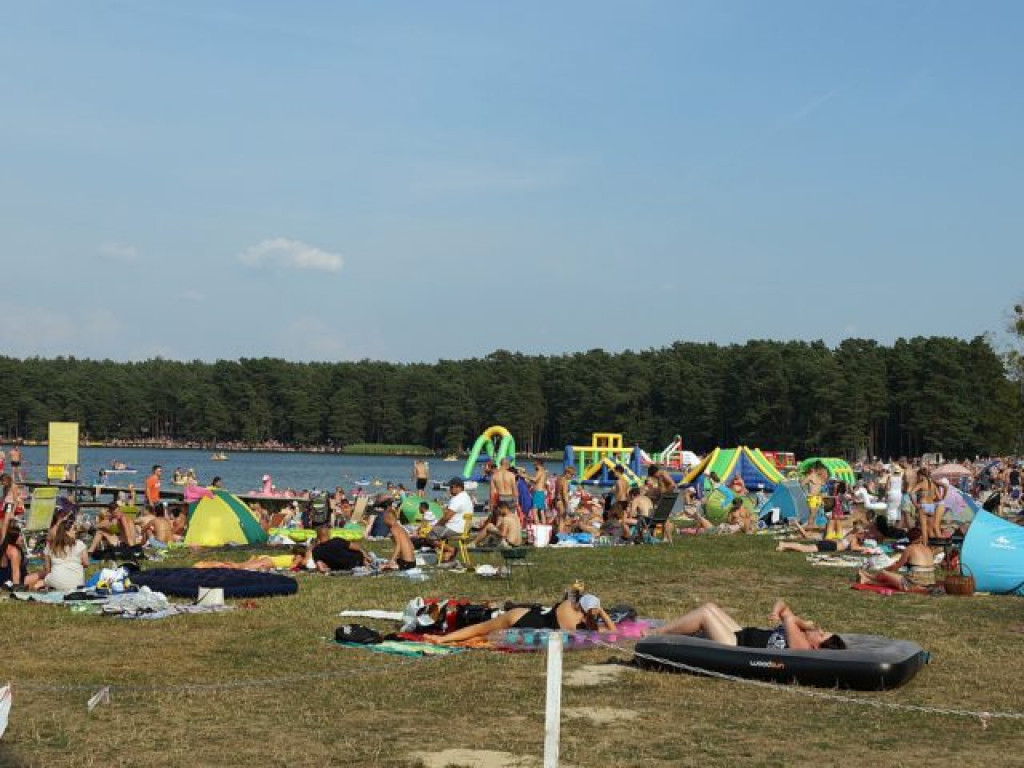 Upalna niedziela w Białce koło Parczewa - zdjęcia