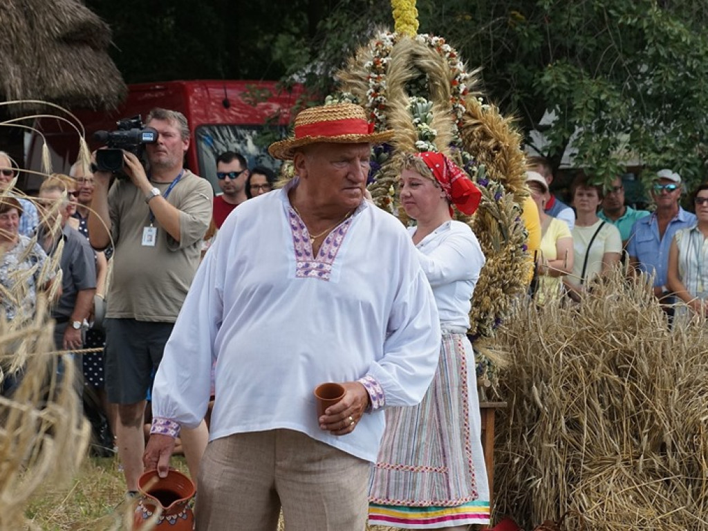 Żniwa w Muzeum Rolnictwa w Ciechanowcu - zdjęcia